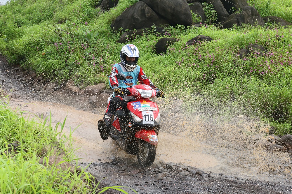 CEAT Rider at 26th Gulf Monsoon Scooter Rally 2015