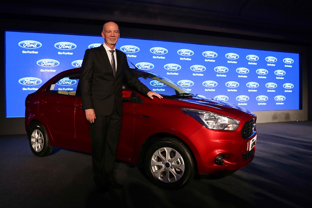 Nigel Harris, managing director and president, Ford India at the launch …