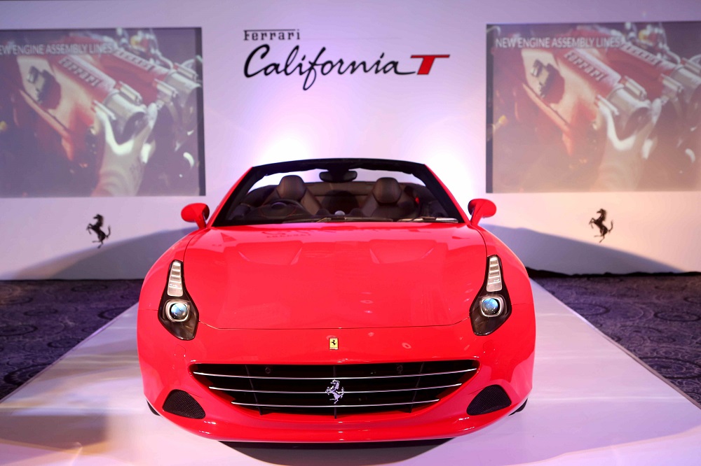 The new Ferrari California T launched in New Delhi today (Pic-1)