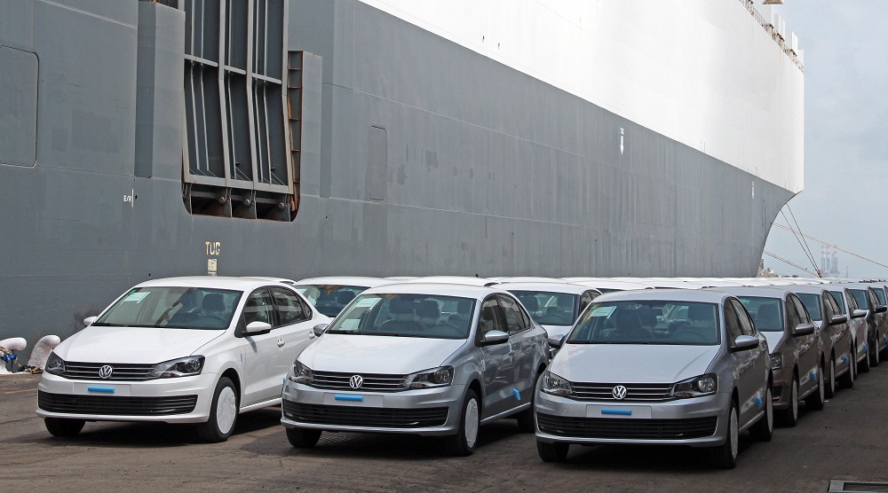 Made in India Volkswagen get shipped to Argentina