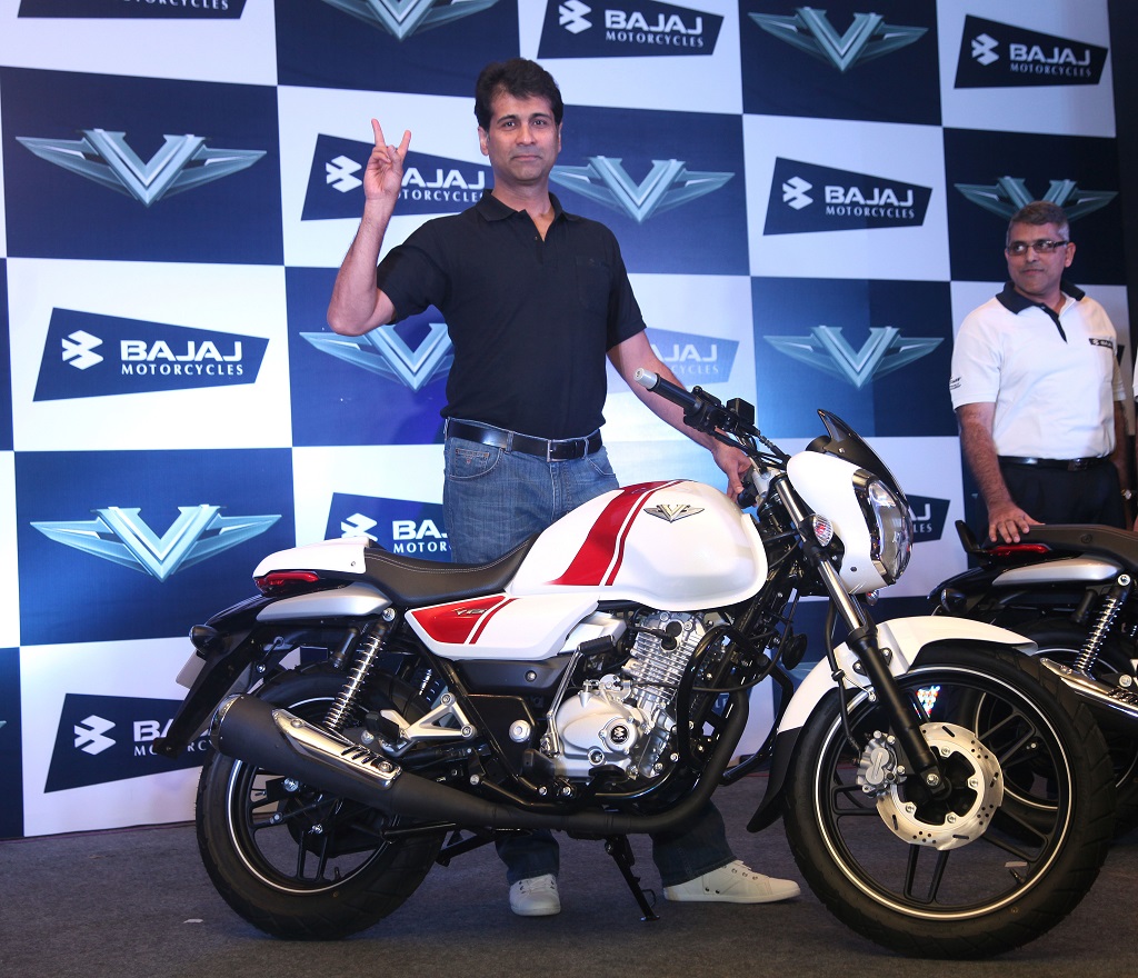 Rajiv Bajaj, MD Bajaj Auto at the unveiling of V Motorcycle-5