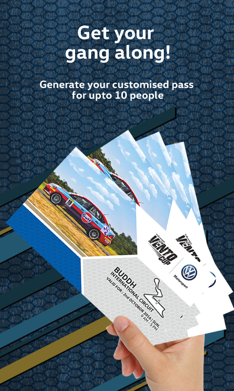 Fans can generate customised pass using VWE Love Motorsport application
