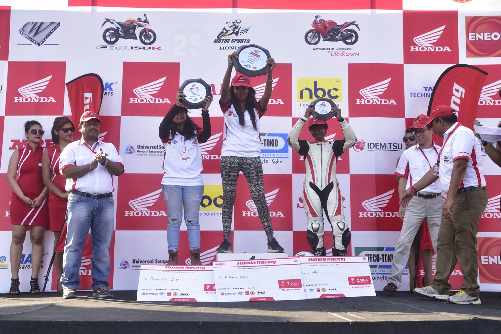 Winners of the Honda All Ladies Race
