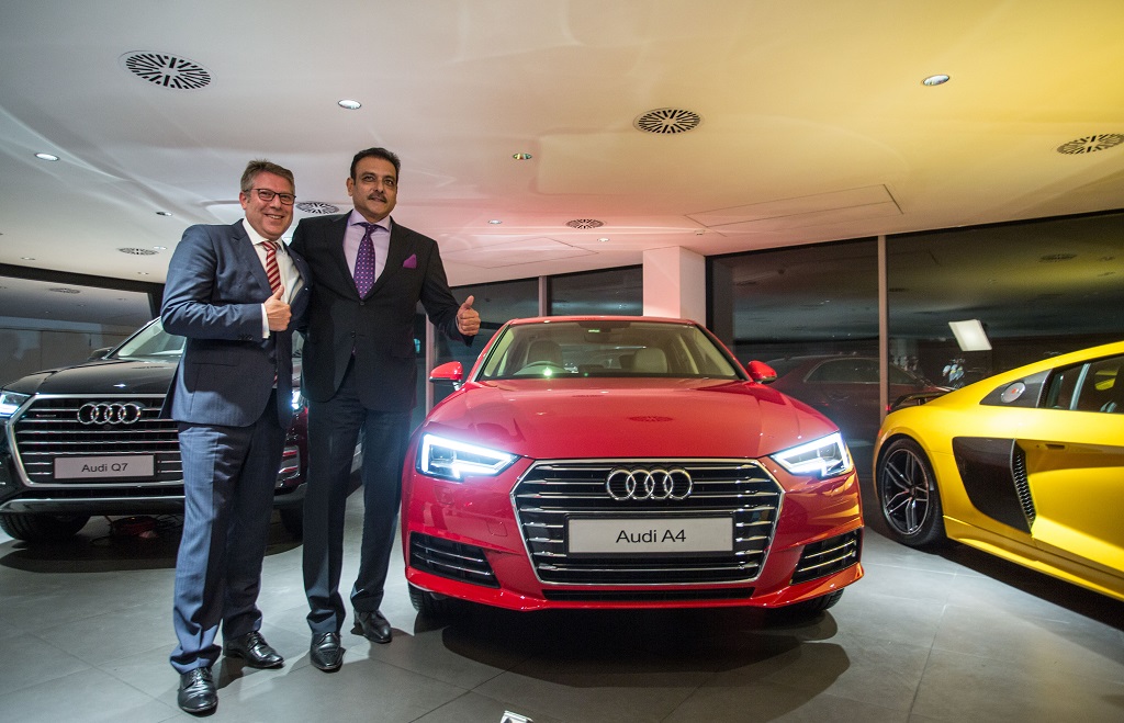joe-king-head-audi-india-and-former-cricketer-ravi-shastri-at-the-launch-of-the-new-audi-a4-in-new-delhi