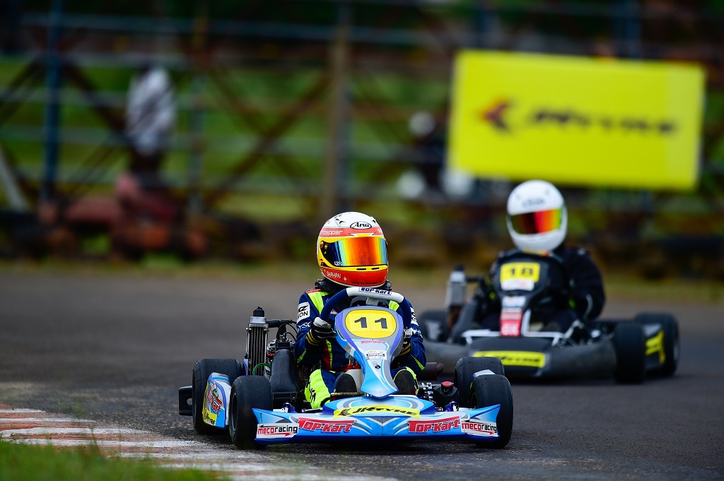 shahan-ali-grabbed-pole-position-in-the-micro-max-category-for-the-championship-race-on-sunday-in-the-13th-jk-tyre-fmsci-national-rotax-max-karting-championshipkolhapur
