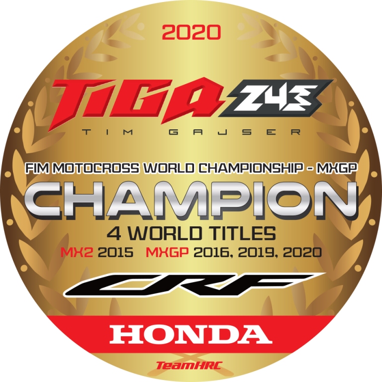 Tim Gajser wins 2020 MXGP World Championship