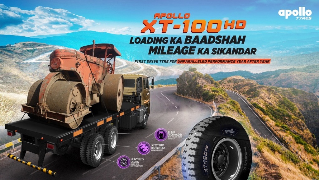 Apollo Tyres introduces XT-100HD for commercial vehicles (1)