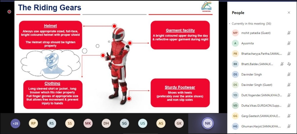 Honda 2Wheelers India digitally spreads road safety awareness to 2 Lac+ people