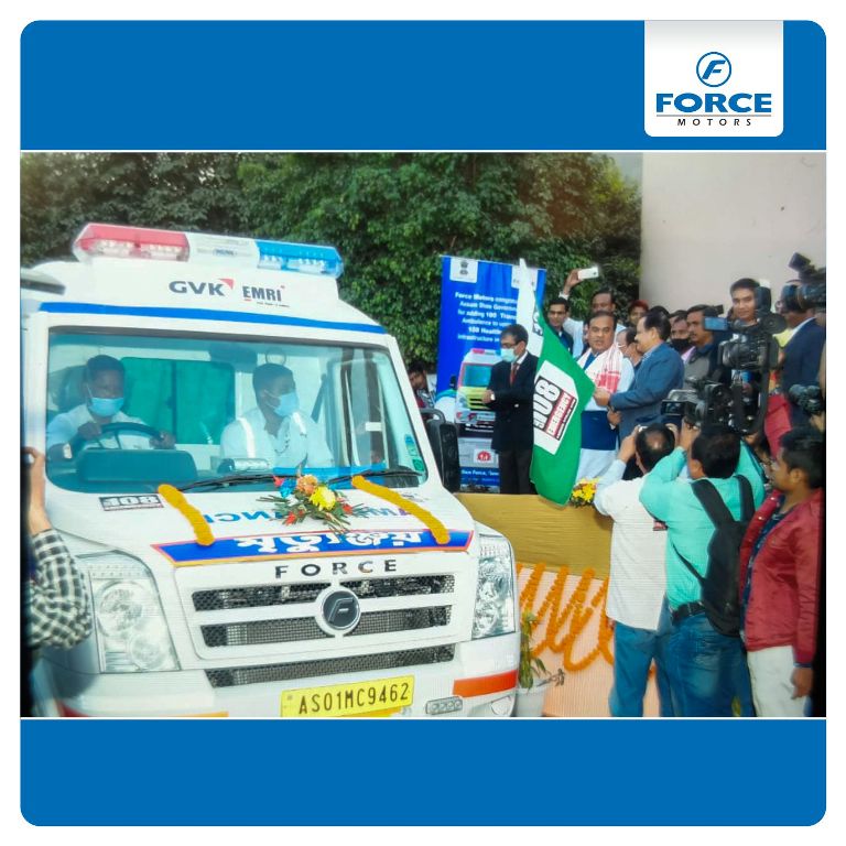 Health Minister of Assam state Dr. Himanta Biswa Sarma deployed Traveller Ambulances as a response to the on-going COVID-19 pandemic in the state